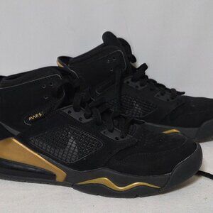Air Jordan Mars 270 'Metallic Gold' Black Sneaker, Size 6.5Y (CD7070-007)